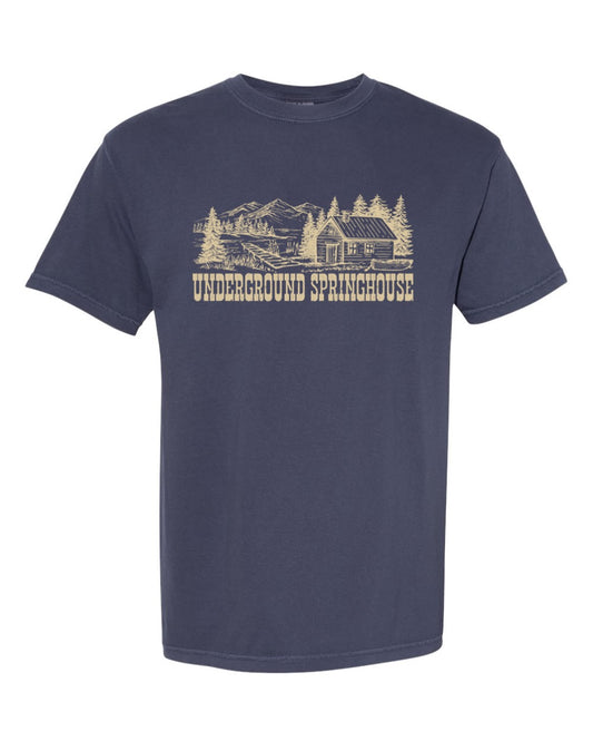 Cabin Tee - Navy